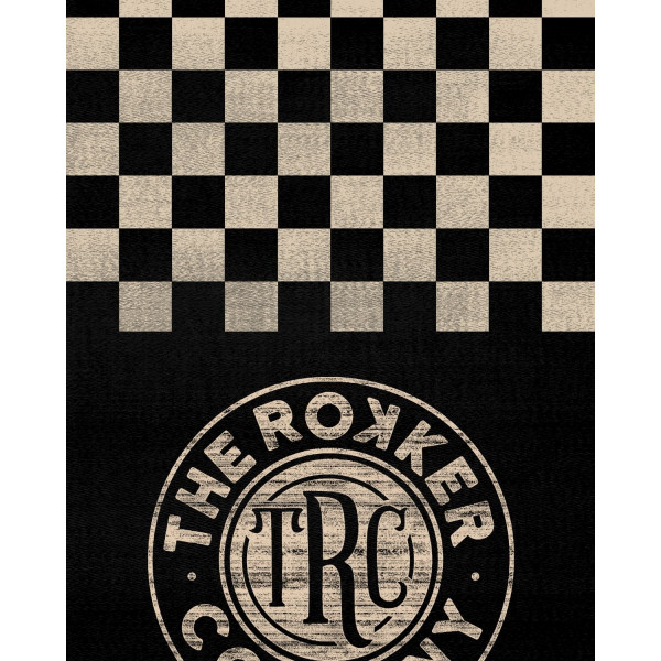 Rokker Neck Warmer Checker Board Black