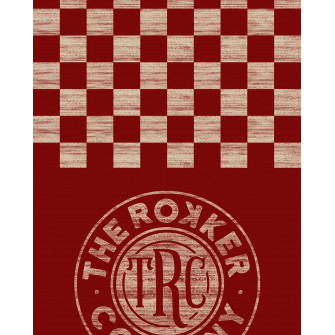 Rokker Neck Warmer Checker Board Red