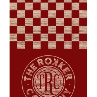 Rokker Neck Warmer Checker Board Red