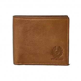 Belstaff Bi-Fold Wallet Leather Tan