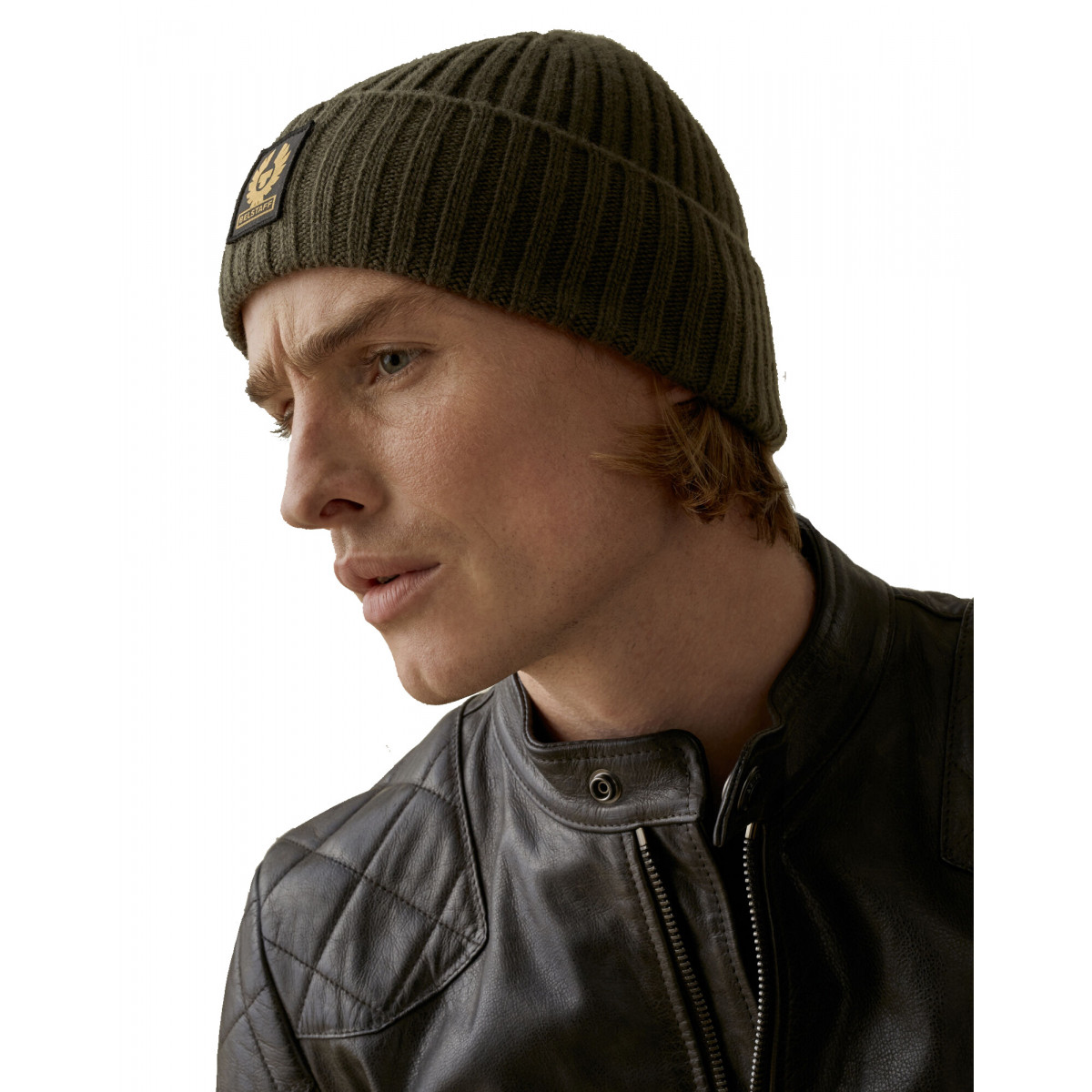Belstaff Watch Hat Military Green 
