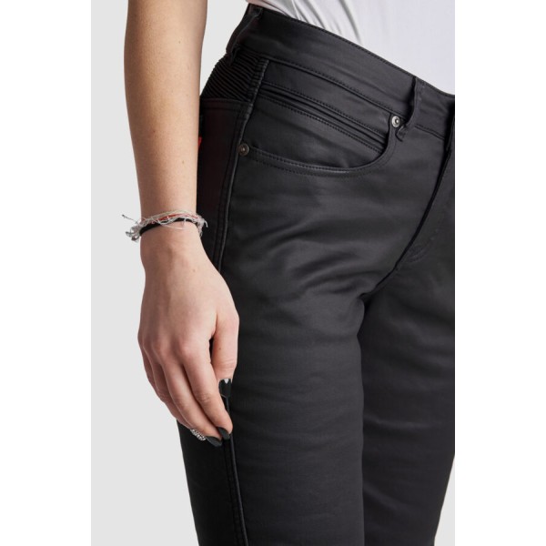 Pando Moto Lorica Kev 02 Womens Jeans Black