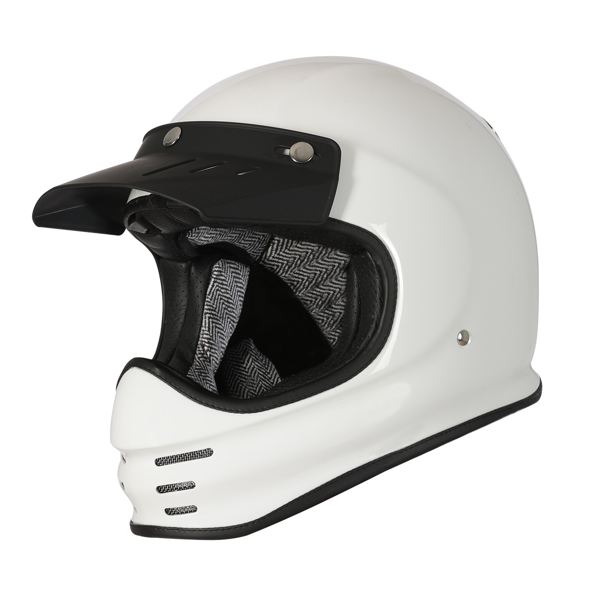 Origine Virgo Distinguished Gloss White motorcycle helmet