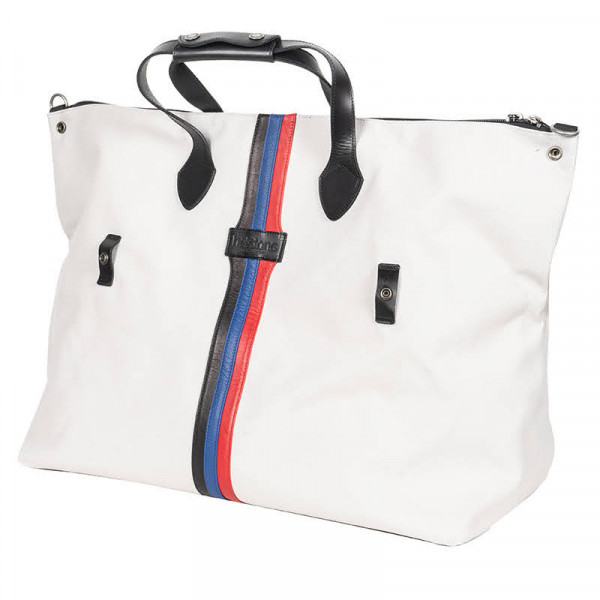 Helstons Journey Bag Large Canvas White