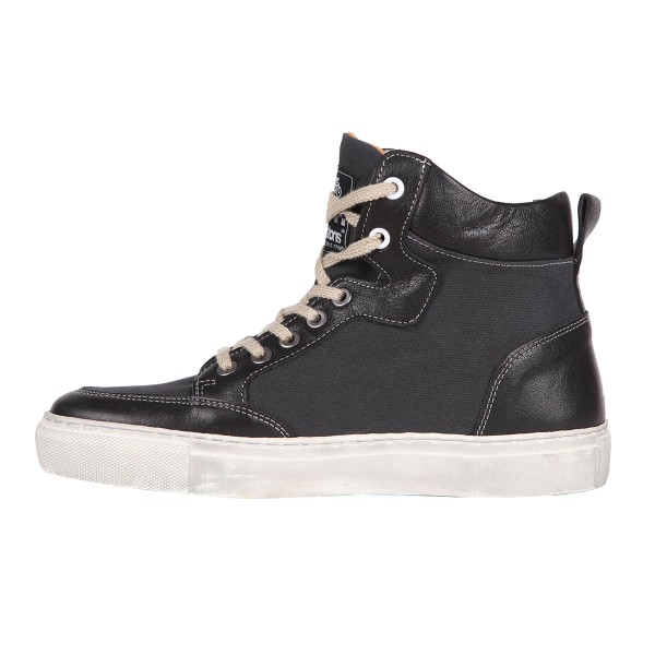 Helstons Kobe Leather Boot Grey Black Helstons Kobe Leather Boot Grey Black
