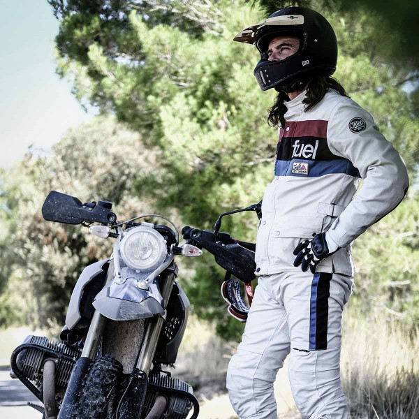 Fuel Rally Raid Jacket White