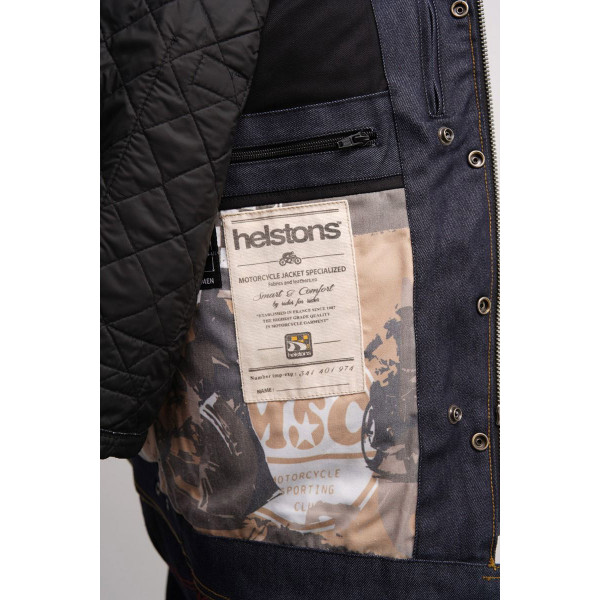 Helstons Yard Jacket Raw Denim