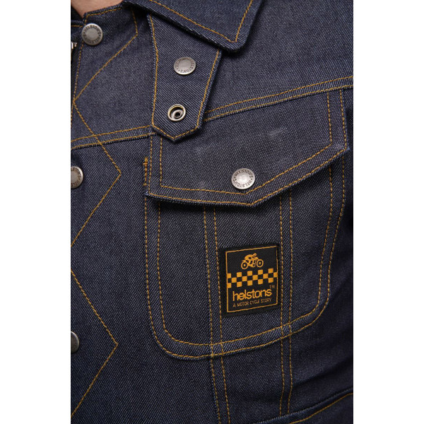 Helstons Yard Jacket Raw Denim