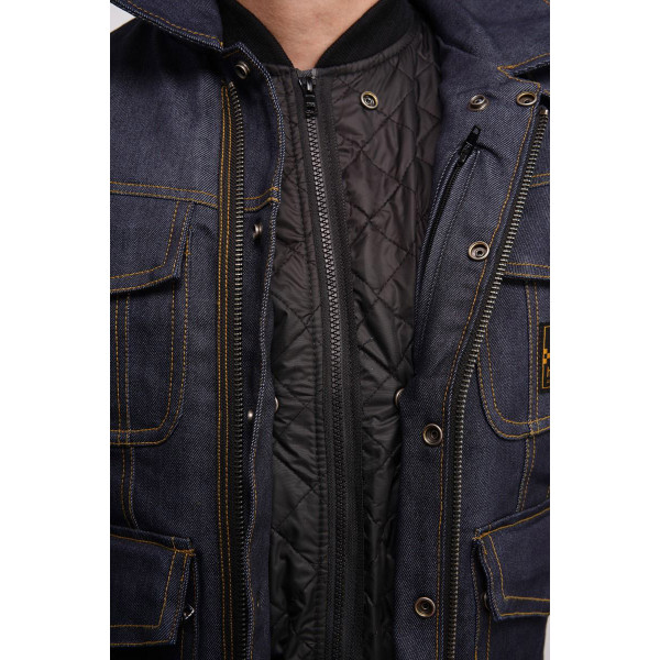 Helstons Yard Jacket Raw Denim