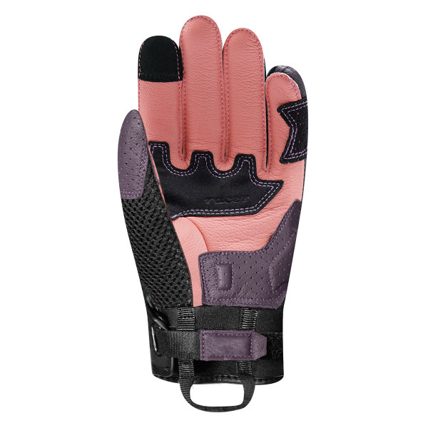 Racer Ronin Summer Ladies Gloves - Pink Burgundy