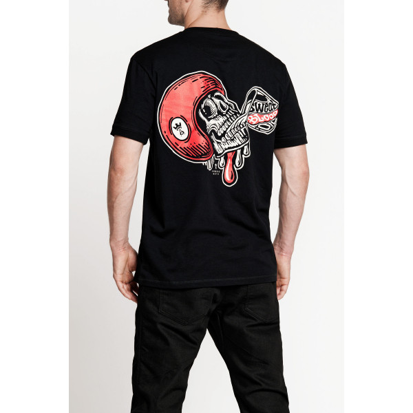 Pando Moto Mike Red Skull 01 Unisex T-Shirt