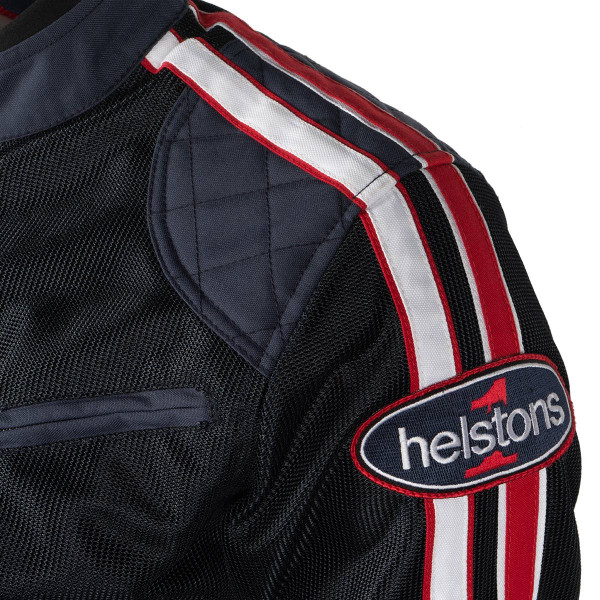 Helstons Pace Air Mesh Textile Jacket Blue