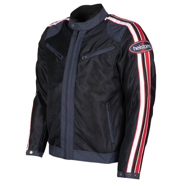 Helstons Pace Air Mesh Textile Jacket Blue Helstons Pace Air Mesh Textile Jacket Blue