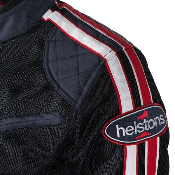 Helstons Pace Air Mesh Textile Jacket Blue Helstons Pace Air Mesh Textile Jacket Blue