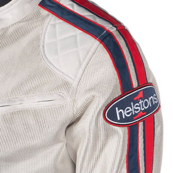 Helstons Pace Air Mesh Textile Jacket Silver