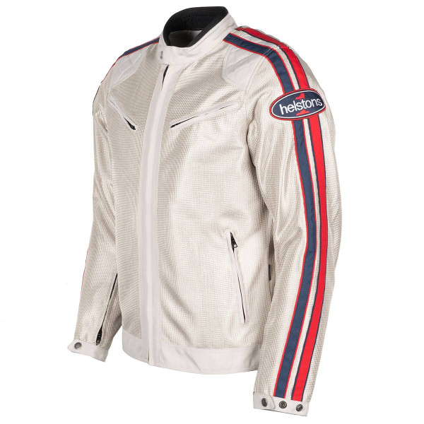 Helstons Pace Air Mesh Textile Jacket Silver