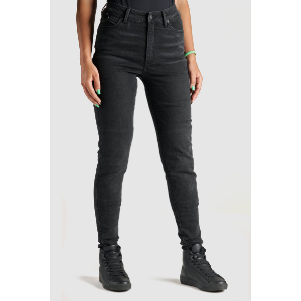 Pando Moto Kusari Cor 01 Ladies Jeans Black