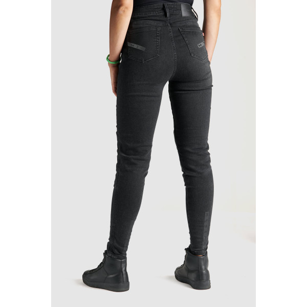 Pando Moto Kusari Cor 01 Ladies Jeans Black