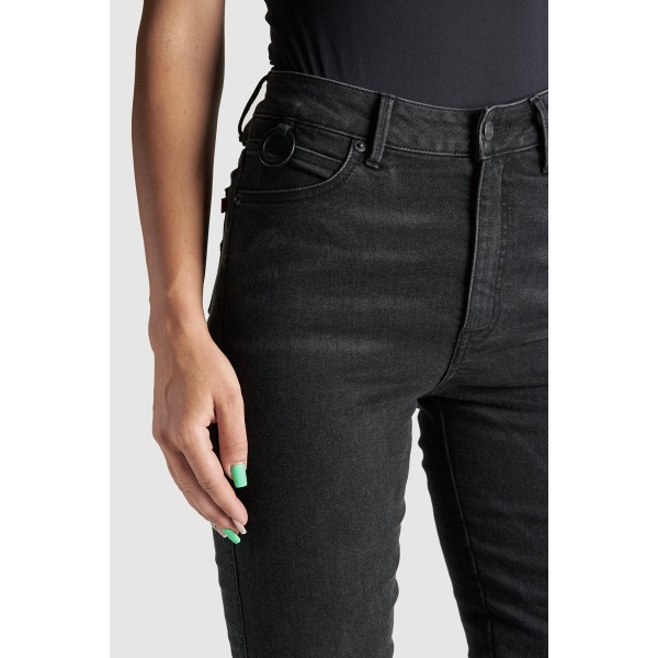 Pando Moto Kusari Cor 01 Ladies Jeans Black Pando Moto Kusari Cor 01 Ladies Jeans Black