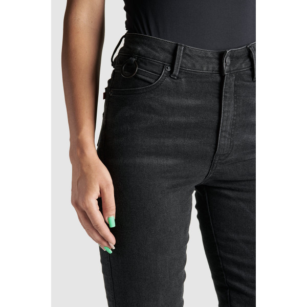 Pando Moto Kusari Cor 01 Ladies Jeans Black