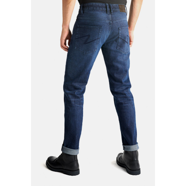 Pando Moto Arnie Slim Men's Jeans Blue