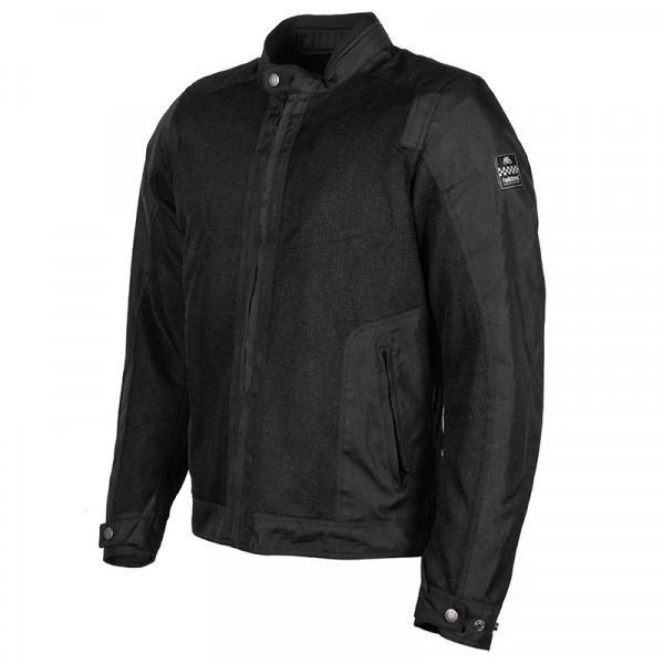 Helstons Stoner Air Mesh Textile Jacket Black