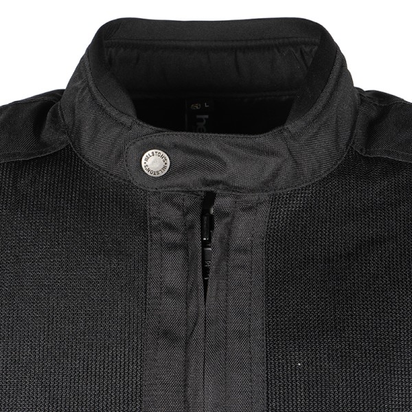Helstons Stoner Air Mesh Textile Jacket Black