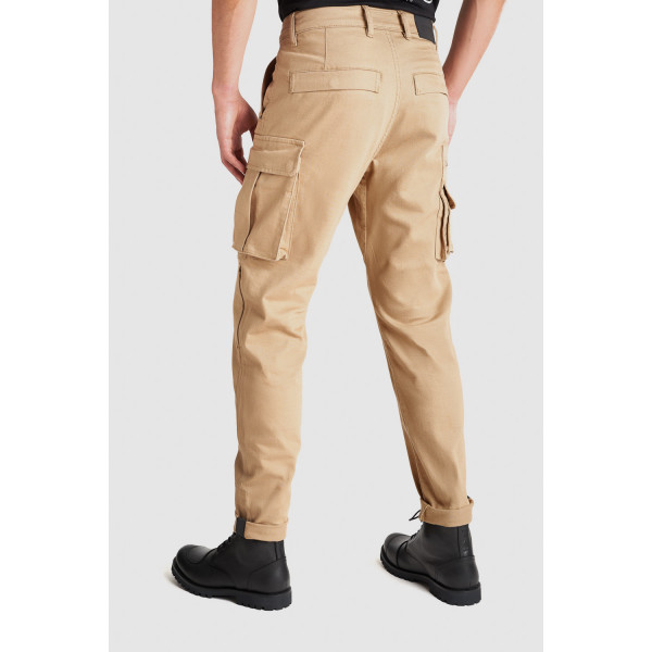 Pando Moto Desert Cargo Pants Beige