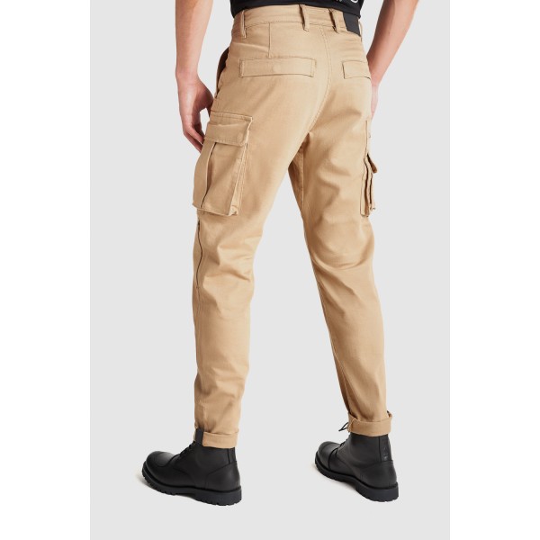Pando Moto Desert Cargo Pants Beige
