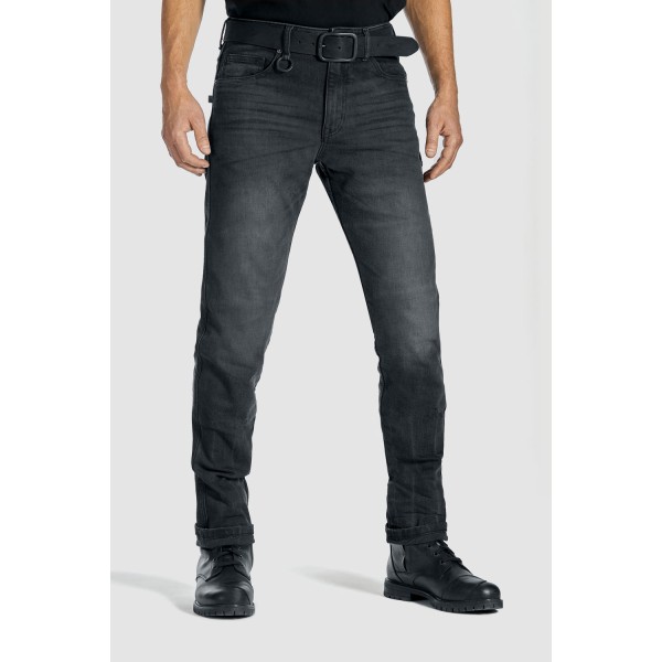Pando Moto Robby Slim Black Riding Jeans