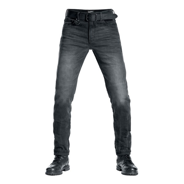 Pando Moto Robby Slim Black Riding Jeans