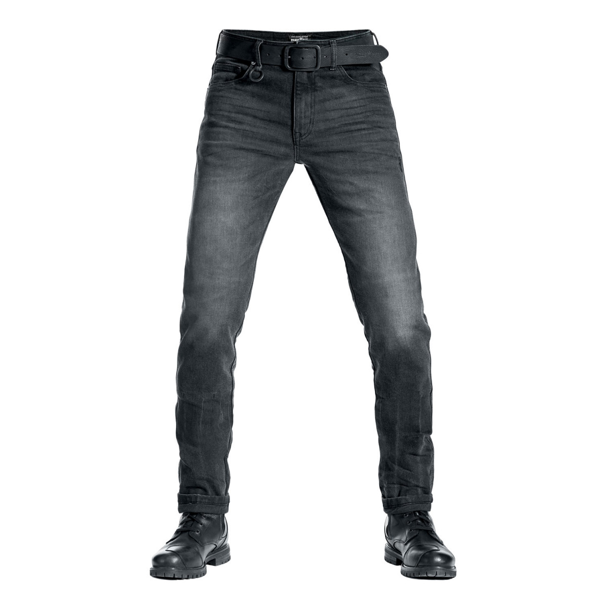 Pando Moto Robby Slim Black Motorcycle Riding Jeans