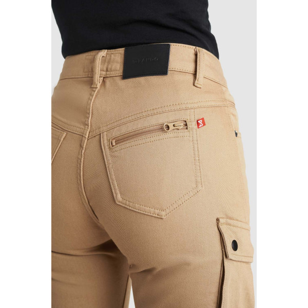 Pando Moto Mila Cargo Pants Beige 