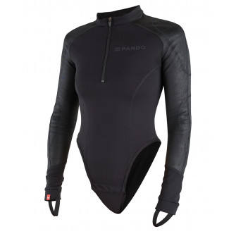 Pando Moto Shell WW Black Armoured Base Layer - Women