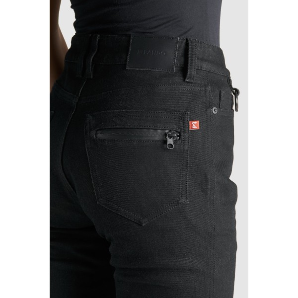 Pando Moto Kissaki Arm 01 Jeans Black - Women