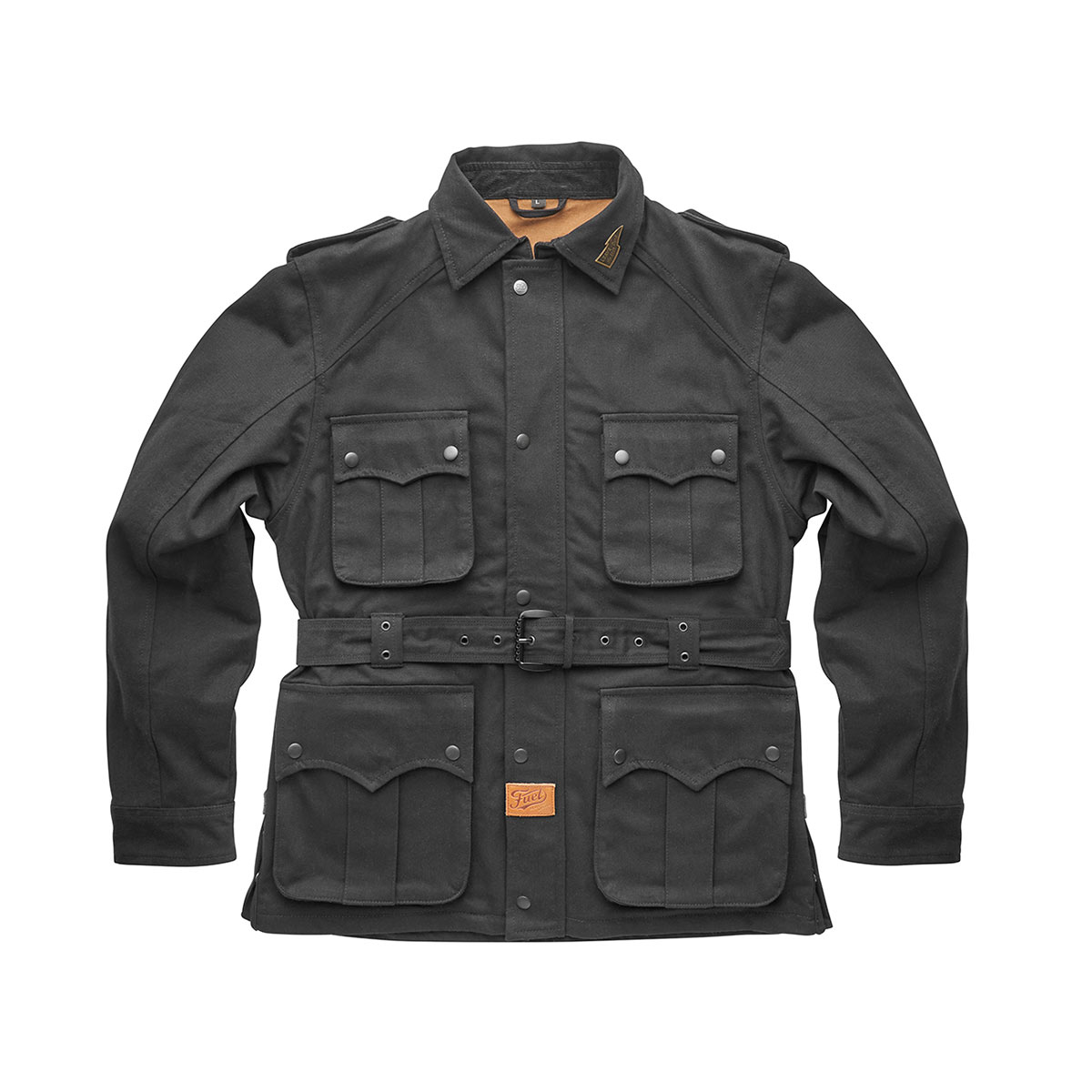 Safari Single Layer CORE Jacket Black Men Fuel Motorcycles
