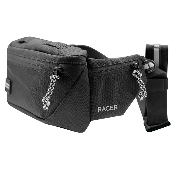 Racer Bridge Hip Bag - Black