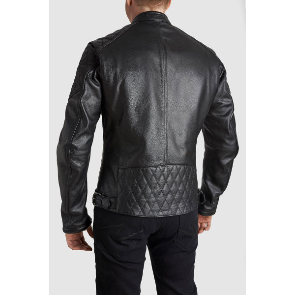 Pando Moto Twin Leather Jacket Black