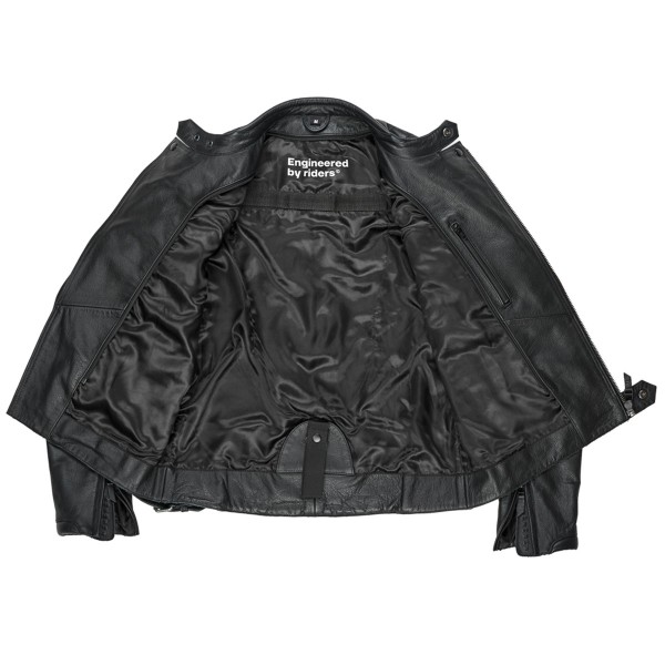 Pando Moto Twin Leather Jacket Black