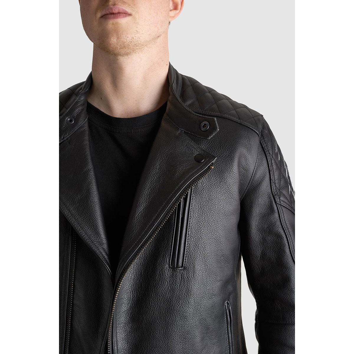 Pando Moto Twin Leather Motorcycle Jacket