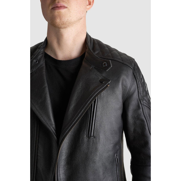 Pando Moto Twin Leather Jacket Black