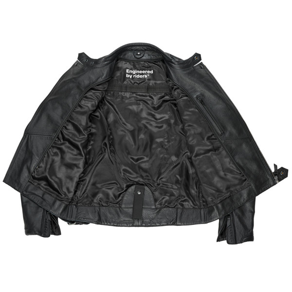 Pando Moto Twin Leather Jacket Black