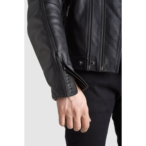 Pando Moto Twin Leather Jacket Black