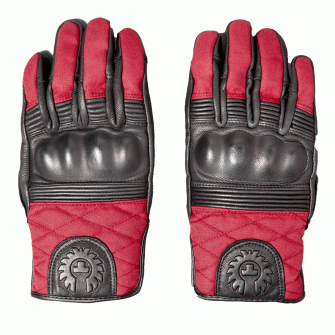 Belstaff Hampstead Gloves Black / Red