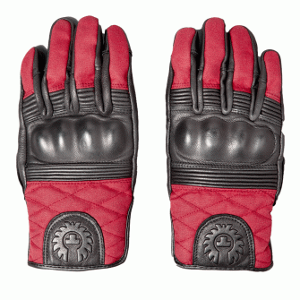 Belstaff Hampstead Gloves Black / Red