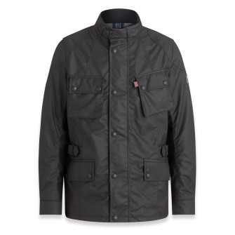Belstaff Stealth Crosby Waxed Cotton Jacket - Black
