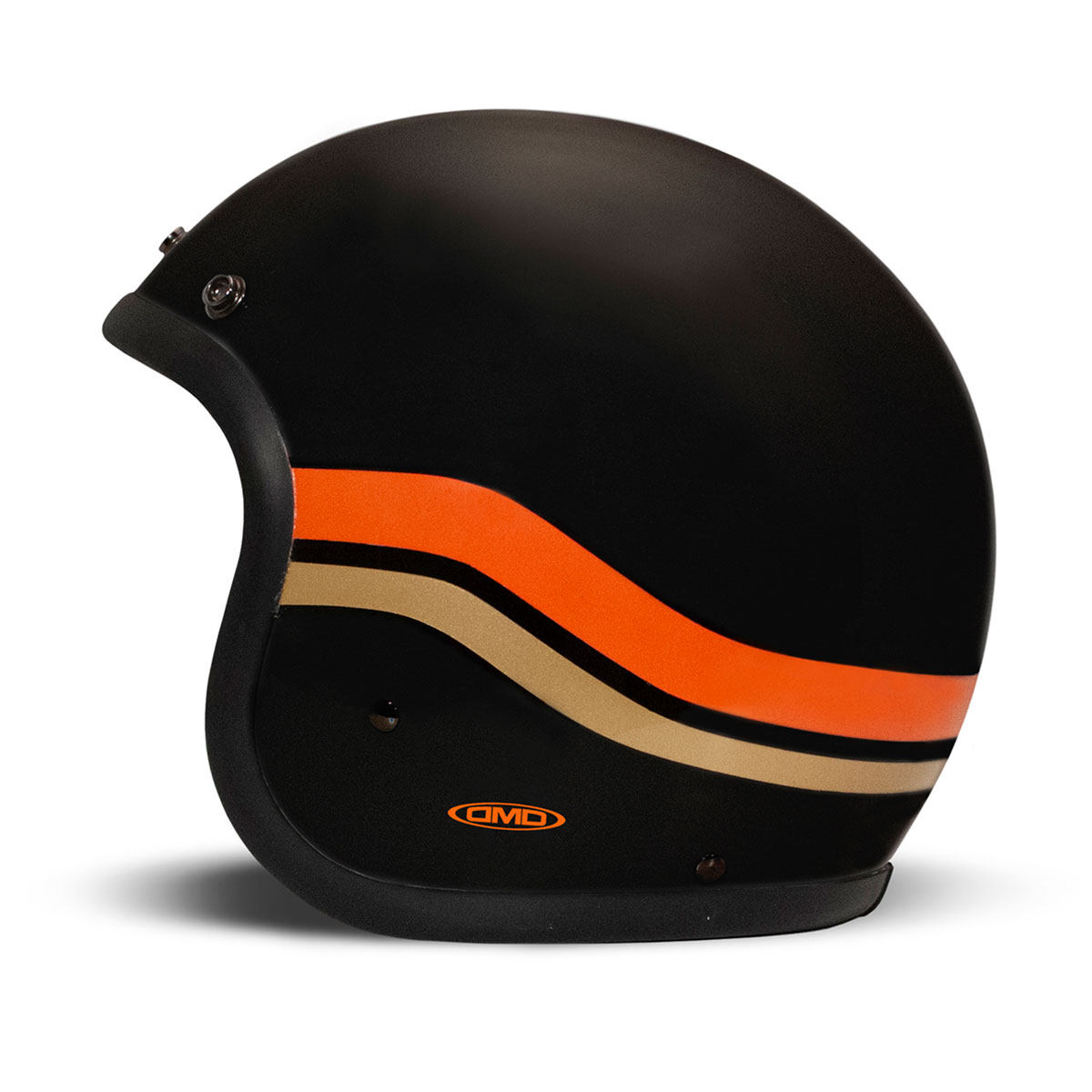 DMD Standard Collection Vintage Matt Black Sunset Helmet