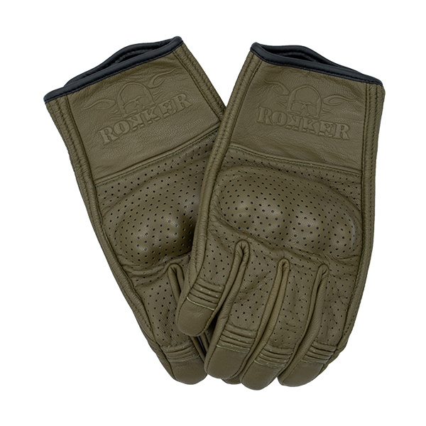 Rokker Tucson Perforated Glove Olive Rokker Tucson Perforated Glove Olive
