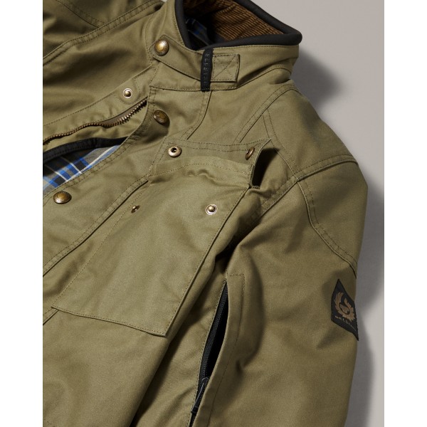 Belstaff Waymaster Motorcyle Waxed Cotton Jacket - Olive