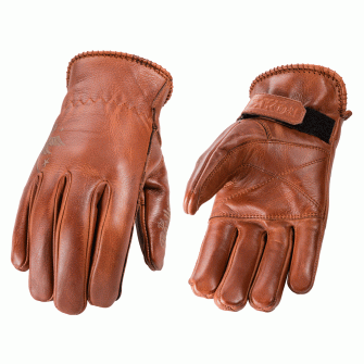 Rokker Tattoo Bird Women's Gloves - Cognac